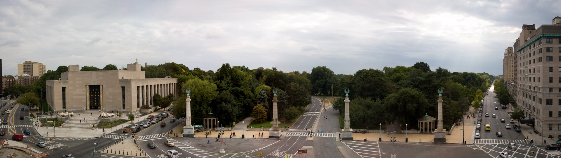 Grand Army Plaza panoramic view